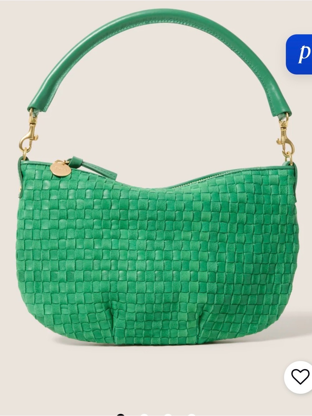 Clare V Petite Moyen Messenger Bag Grass - Picture 2 of 8